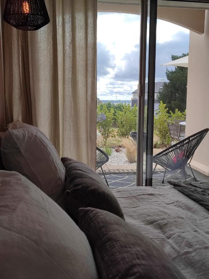 Le 3 Appartement Vue Mer Avec Jardin 100M De La Plage Et De La Thalasso Concarneau Zewnętrze zdjęcie